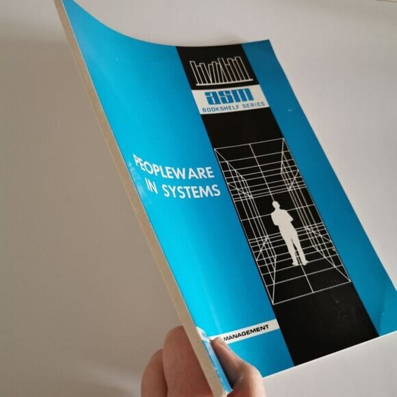 1976 Peopleware in Systems Book Vintage DAMAGED HR People Management ASM - Picture 2 of 8